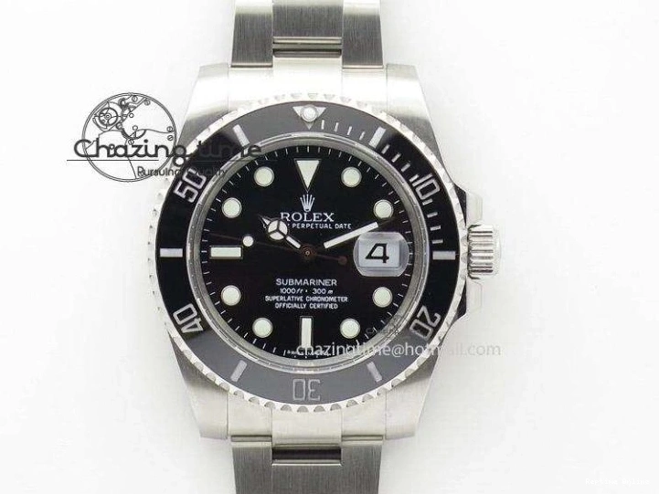 0601 FashionForward Submariner 40mm Black Ceramic 5GF Best Edition Painting Dial on Black Rubber Strap SA 2467